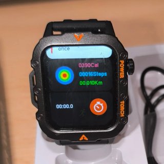 Smartwatch Laxasfit Q11 Negro Naranja