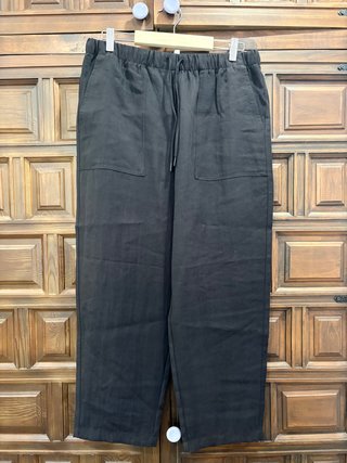 Pantalón ZARA Wide Leg Negro Talla M