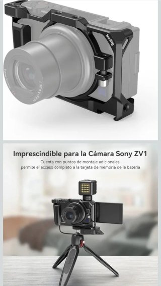 Cámara Sony ZV-1F + Accesorios.