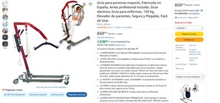 Grúa para personas mayores