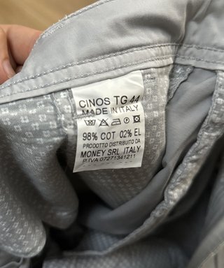 Pantaloni Made in Italy Turchese IT 44