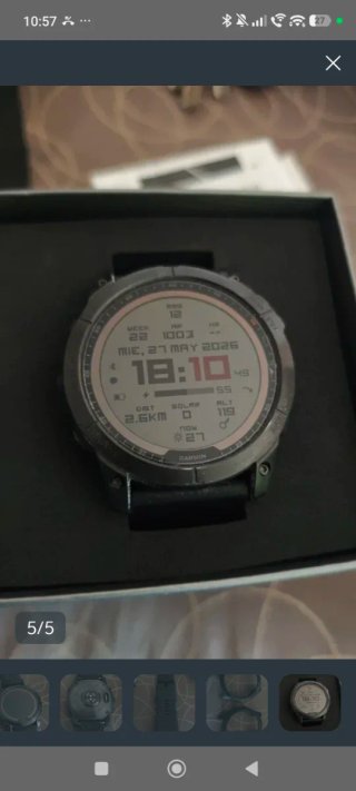 Garmin Fenix 7X Solar 51mm Negro