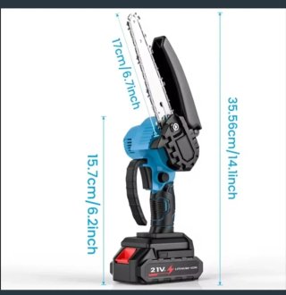 Motosierra Inalámbrica Batería Recargable Maletín