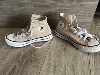 Converse Beige/Blanco Talla 36