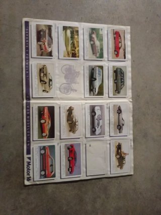 Album de cromos Coches Motor 16