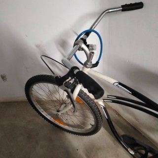 Bicicleta Clásica Negra y Blanca