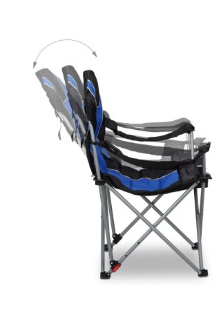 Silla Plegable Camping Relaxdays Azul