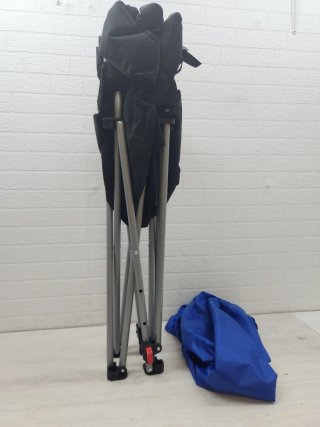 Silla Plegable Camping Relaxdays Azul