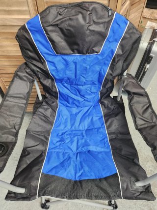 Silla Plegable Camping Relaxdays Azul