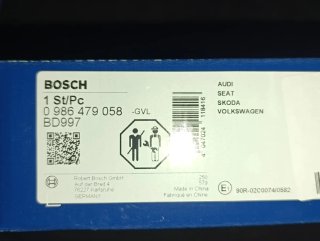 Discos de freno Bosch Grupo VW