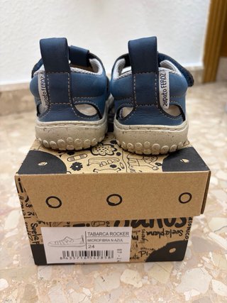 Zapato Feroz Tabarca Azul Talla 24