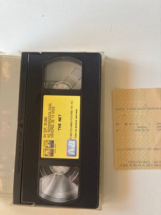 Película VHS The Net Sandra Bullock