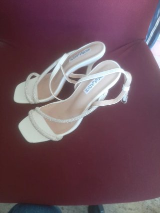 Sandali MODA ALICE bianchi con strass
