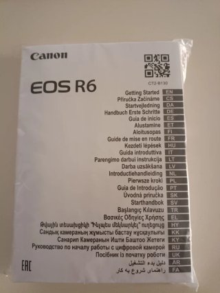 Manual Canon EOS R6