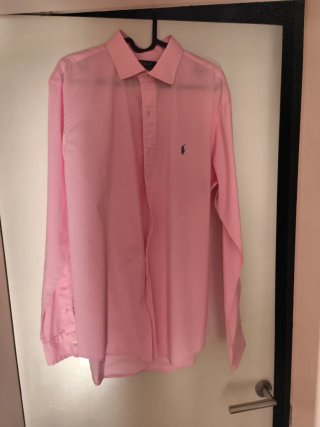 Camisa Polo Ralph Lauren Rosa Talla L