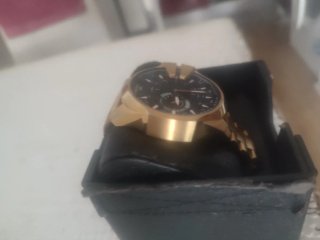 Reloj Diesel Dorado y Negro Original