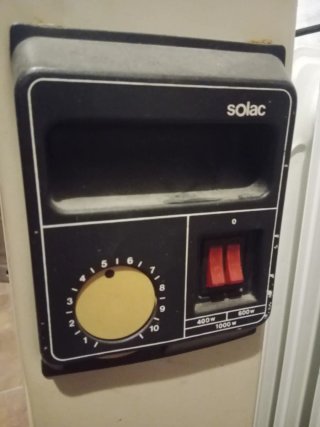 Calentador Radiador Eléctrico Blanco