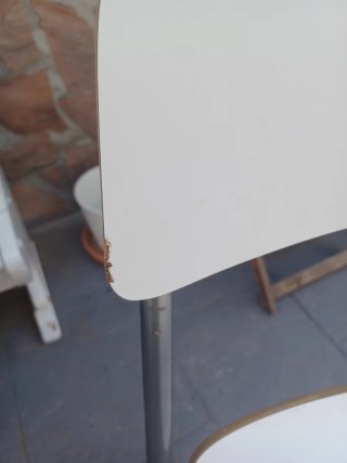 Sillas altas plegables IKEA blanca
