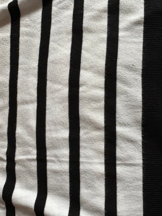 Camiseta Top Jersey Punto Zara Rayas Mujer Talla M