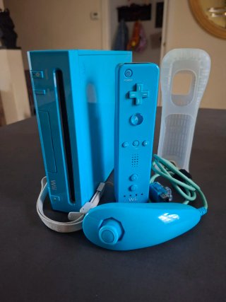 Nintendo Wii Limited Edition Azzurra Completa