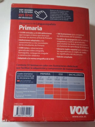 Diccionario Primaria lengua española