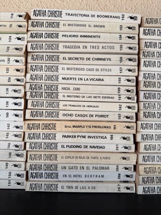Novelas Agatha Christie. Ed. Molino