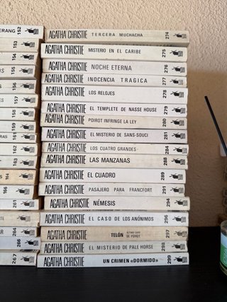 Novelas Agatha Christie. Ed. Molino