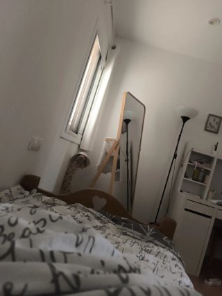 Espejo de pie Ikea madera