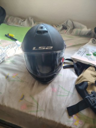 Casco LS2 Modular Talla L Negro