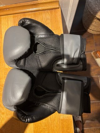 Guantes de Boxeo Everlast Grises NUEVOS SIN USO