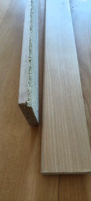 Zócalo de madera