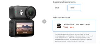 Cámara DJI Osmo Nano 128GB