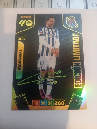 Adrenalyn xl 2025-26 oyarzabal edicion lim firmada