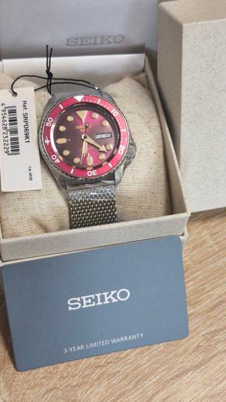 Reloj Seiko 5 Sports SRPD69K1 Automático Full Set