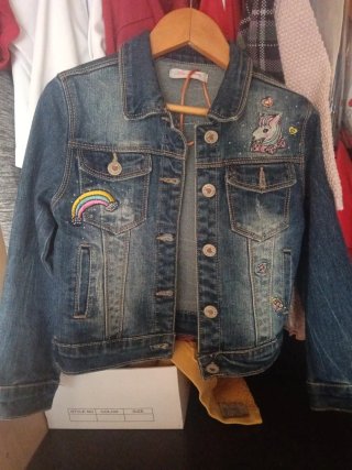 Chaqueta vaquera infantil talla 4