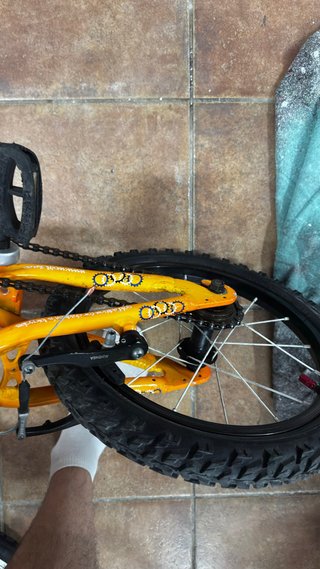 Bicicleta infantil Wolfbike naranja