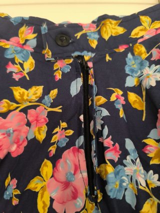 Falda folklorica floral talla única
