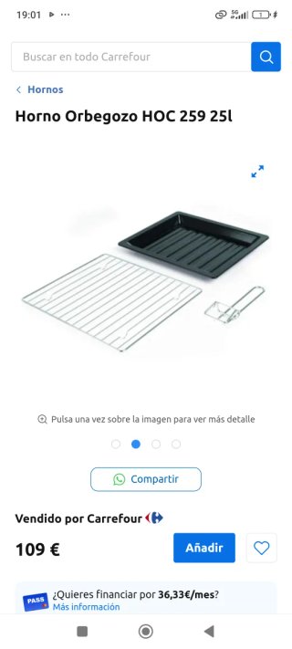 Horno Orbegozo Rojo Precio Negociable