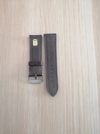 Correa de reloj de piel marrón