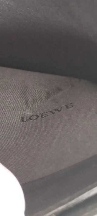 Cartera de piel Loewe negra
