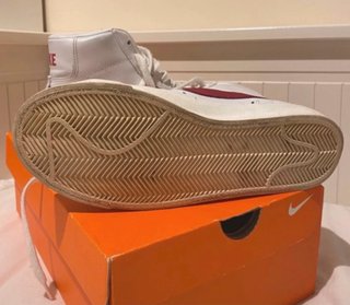Zapatillas Nike Blazer Botín Rojo/Blanco