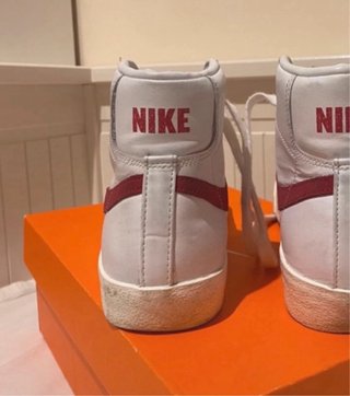 Zapatillas Nike Blazer Botín Rojo/Blanco