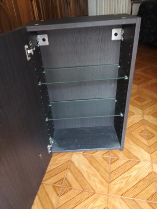 Mueble auxiliar madera y metal