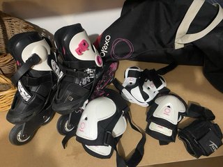 Patines línea Oxelo para niños+bolsa +complementos