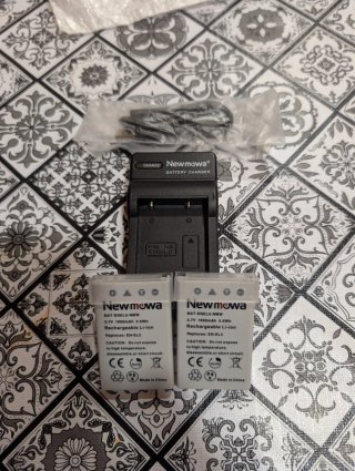 Cargador y 2 Baterías Newmowa EN-EL5