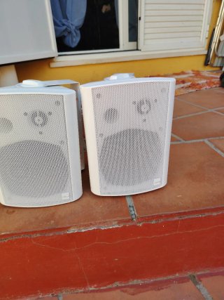 Altavoces Amplificados Vision Blancos