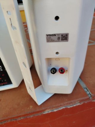 Altavoces Amplificados Vision Blancos