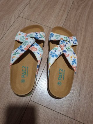 Sandalias Paez Talla 38 Flores
