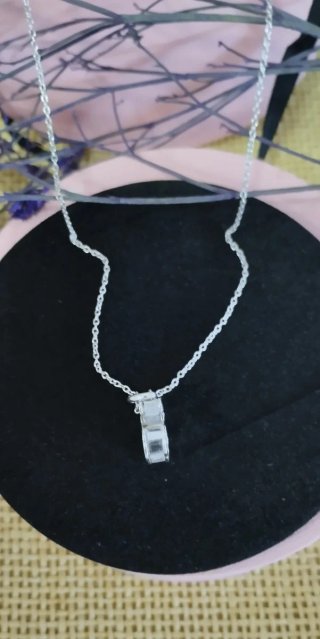 Collar Plata Galaxy Oso. Original. Con Caja