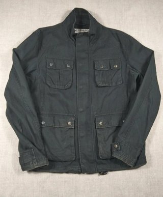 Chaqueta Militar Columbia Hombre Negra Talla M
